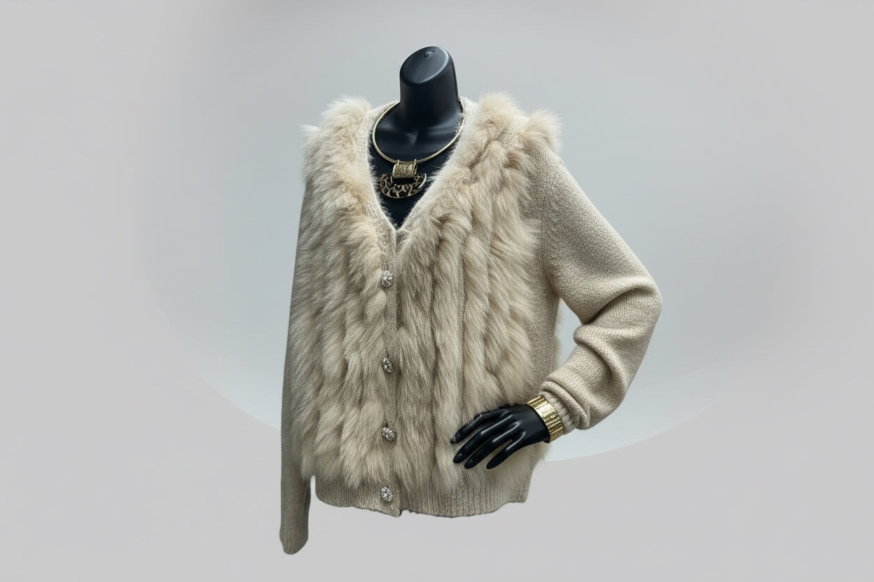 Faux Fur Sweater