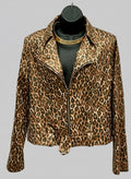 Animal Print Bolero Jacket