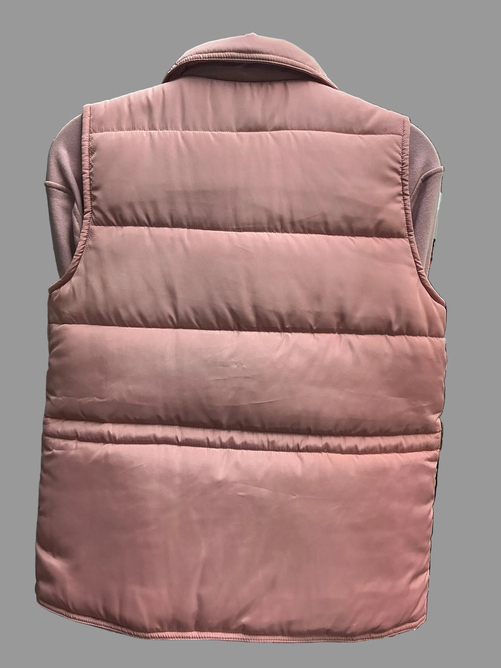 Parisian pink puffer vest pink-back