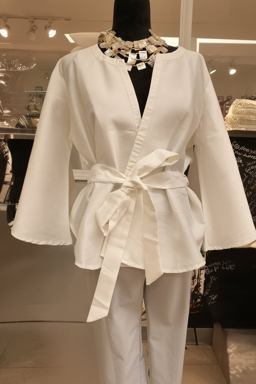 White Wrap Jacket