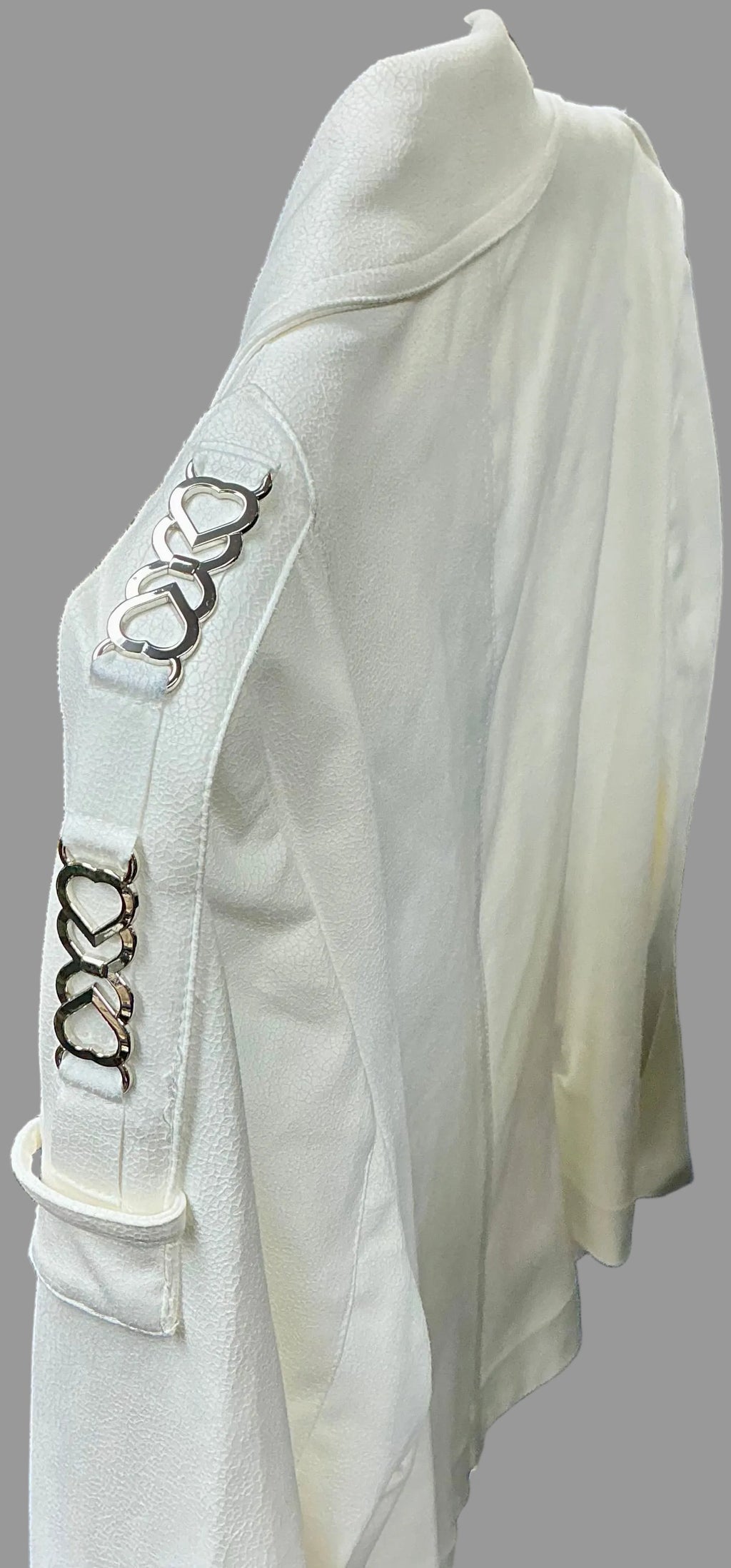 White Bolero Vegan Leather Jacket