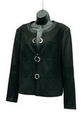 Black Suede Bolero Jacket