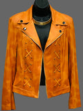 Short Orange Bolero Jacket